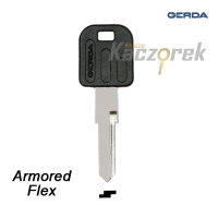Gerda 051 - klucz surowy - do zabezpieczeń rowerowych nr 6 - Armored Flex